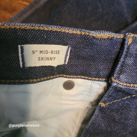 Madewell Jeans 30 Skinny 9" Mid Rise Woodland Wash MA983 Tummy Control Stretch - Picture 5 of 13